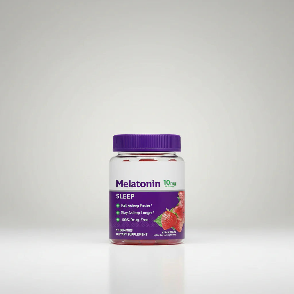 10mg Strawberry Melatonin Sleep Gummies